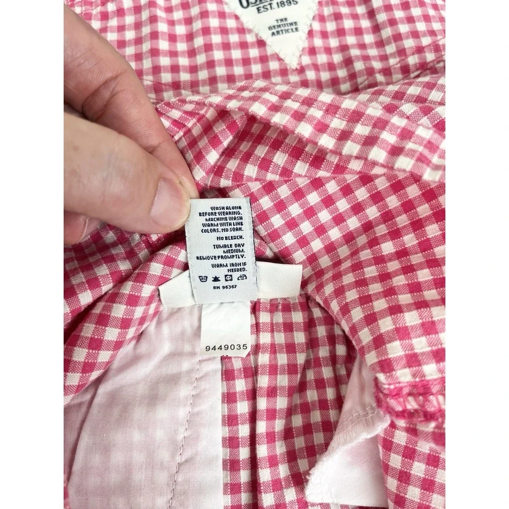 Vintage Oshkosh Girls Picnic Overall Dress Size 2T Vestbak 90's Cottage Core